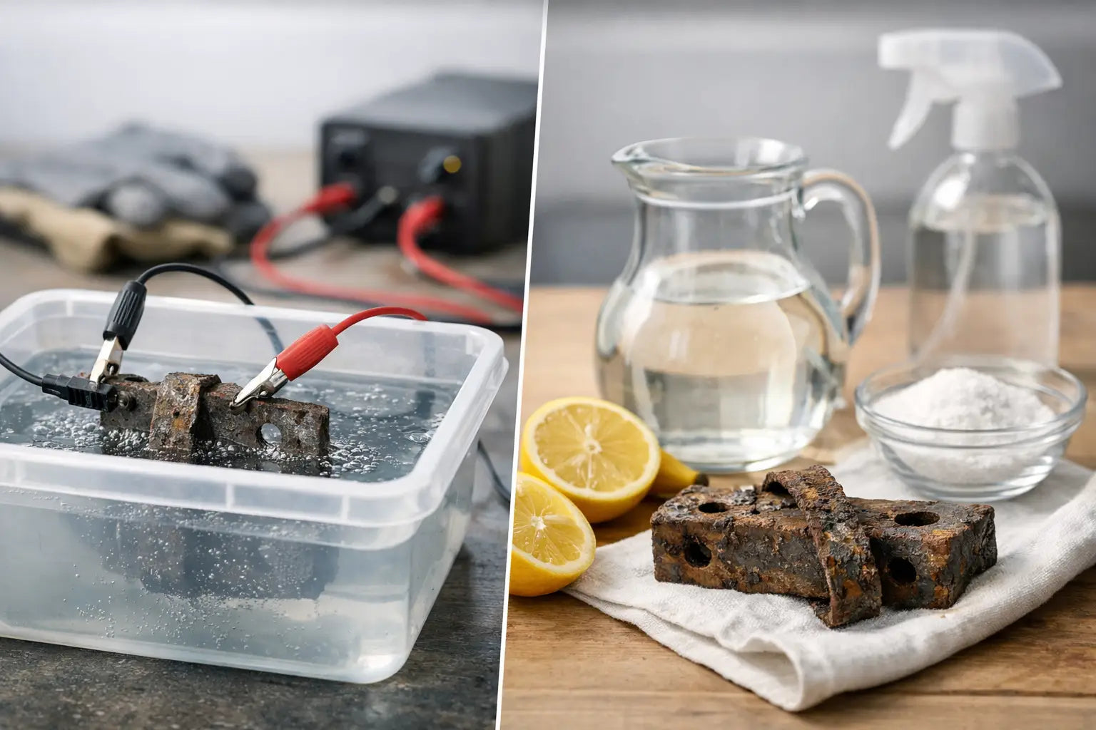 Electrolytic cleaner vs vinegar wash