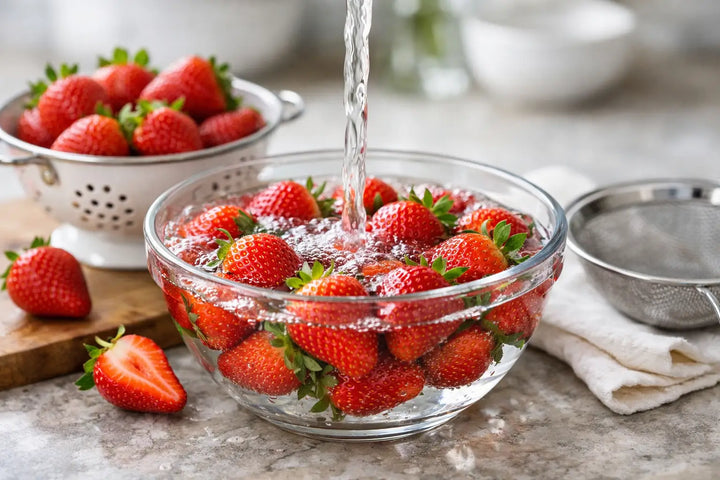 Nettoyer fraises sans abîmer - la bonne méthode
