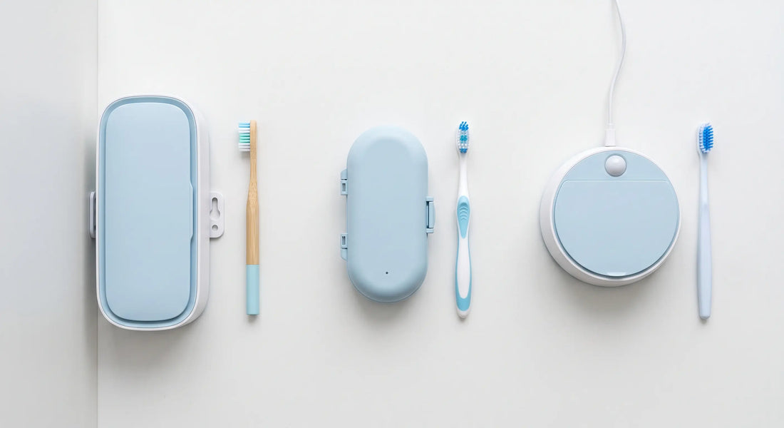 Comparatif de stérilisateurs UV pour brosse à dents — mural, portable et étui de voyage