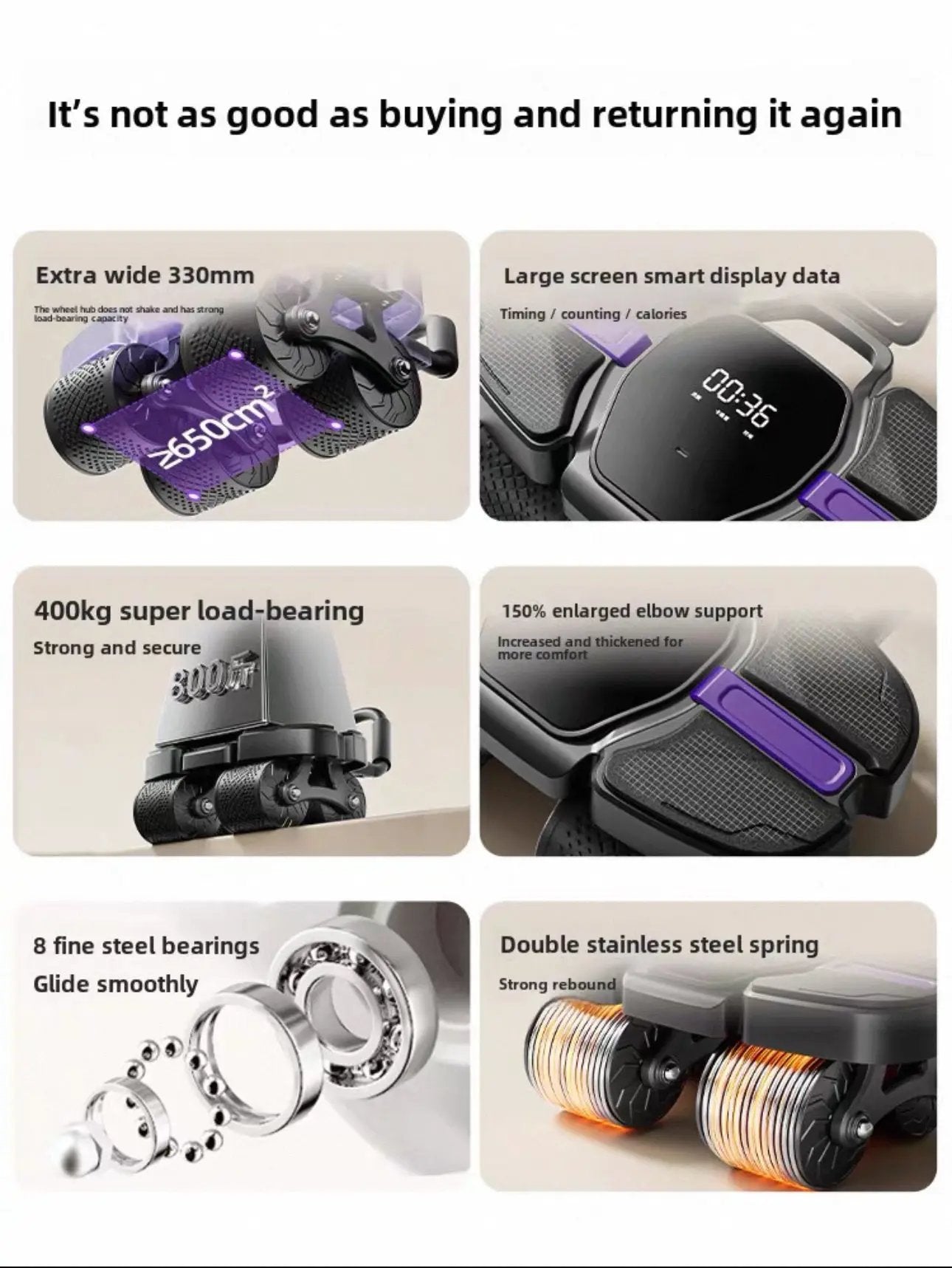 Roue abdominale KSD Market
